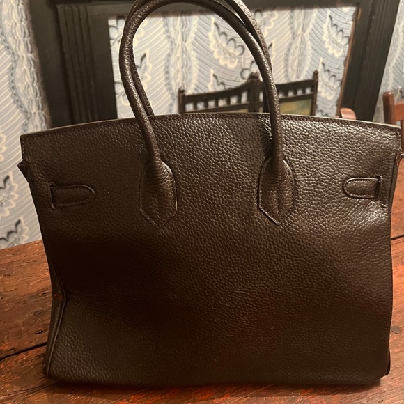 Older Birkin rep brown Togo 35 palladium with issues - Picture 4 of 9